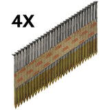 Lot SENCO: Cloueur Fusion F-35XP + 2 batteries 4aH + 4 packs de clous 70mm acier clair - Senco-B4
