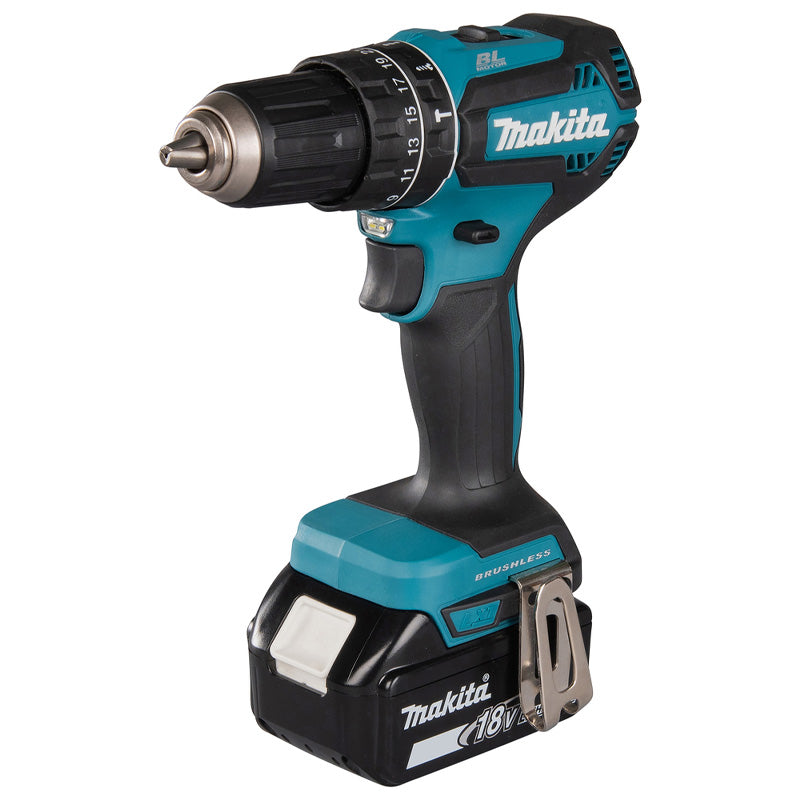 Perceuse visseuse Brushless 18V  DHP485RMJ  2 x 4 Ah - Ø 13 mm - 50 Nm en Makpak