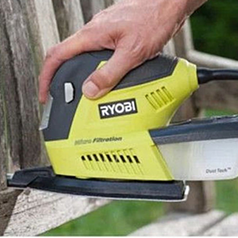 Ponceuse triangulaire RYOBI RPS100-SA20 100W 12 000 osc/min en sac de transport
