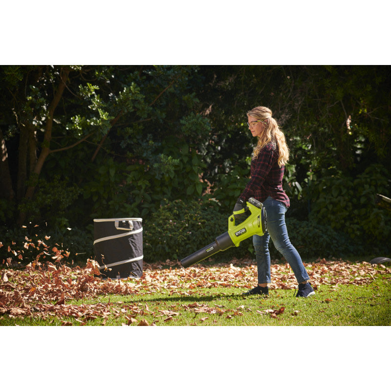 Sac pop-up pour déchets de végétaux  RYOBI RAC368 150L pliable et autoportant