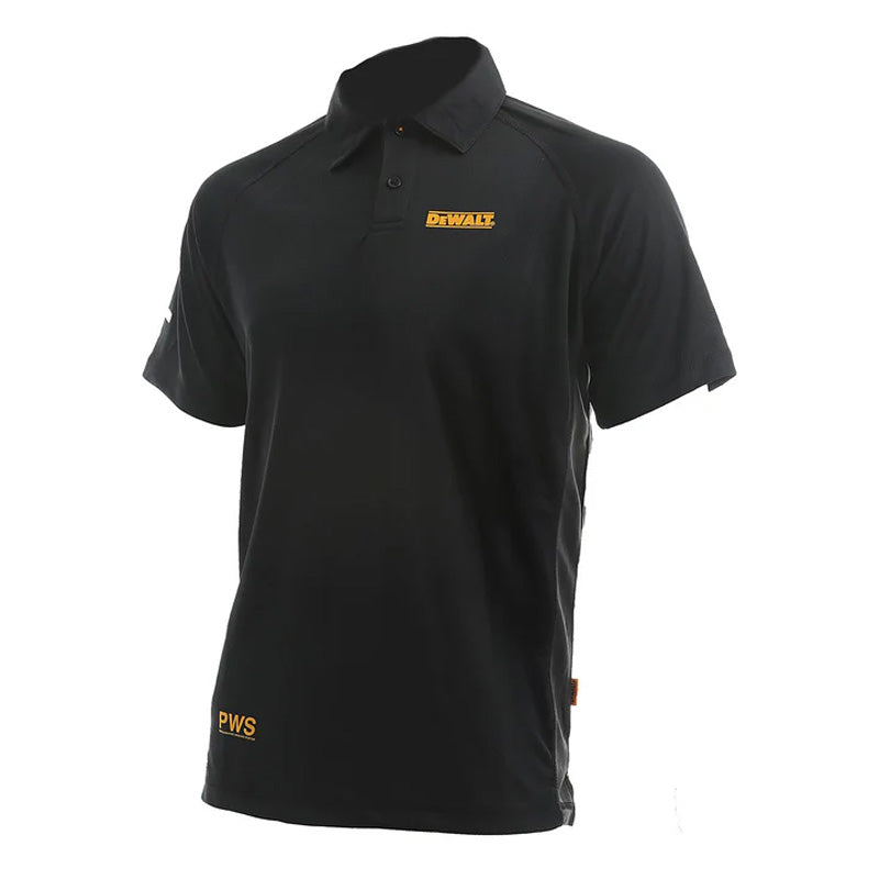 Polo noir DEWALT du M au XL - DWC125-013