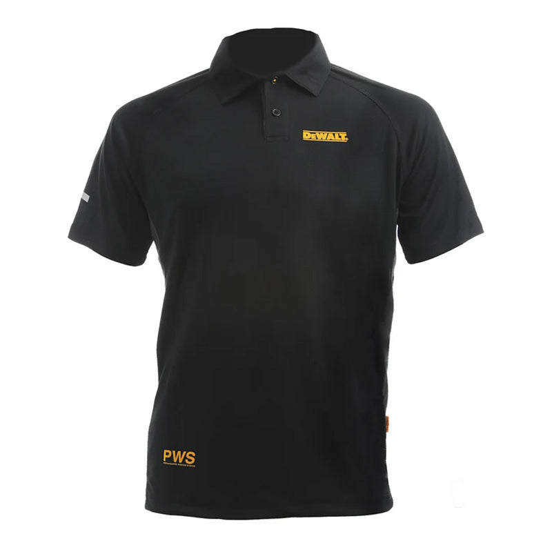 Polo noir DEWALT du M au XL - DWC125-013
