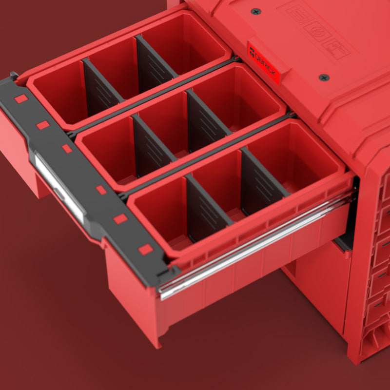 QBRICK SYSTEM PRO CHARIOT 2.0 PLUS AVEC 2 TIROIRS Red ultra HD Custom - QBRICK SYSTEM - SKRWQCP2PD2CZEPG001