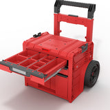 QBRICK SYSTEM PRO CHARIOT 2.0 AVEC 3 TIROIRS Red Ultra HD Custom