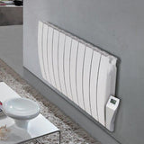 Radiateur électrique à inertie fluide galbe Varno - 1800W