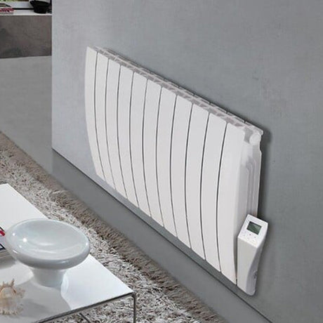 Radiateur électrique à inertie fluide galbe Varno - 1800W
