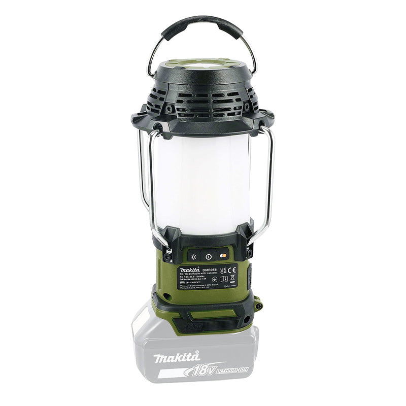 Radio avec lanterne LED LXT ® Makita Adventure DMR056 14,4 à 18 V Li-Ion - Usb- Bluetooth - DAB - Produit seul