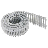Pointes d'Ancrage 40 x 4 mm en Rouleaux 16° Tête Plate Fraisée Electrozinguée 15µ Annelée Liaison Plastique NORFIX