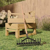 Scarificateur - Acier et bois - 32 dents