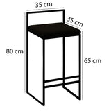 Tabouret de bar Nordic - haute