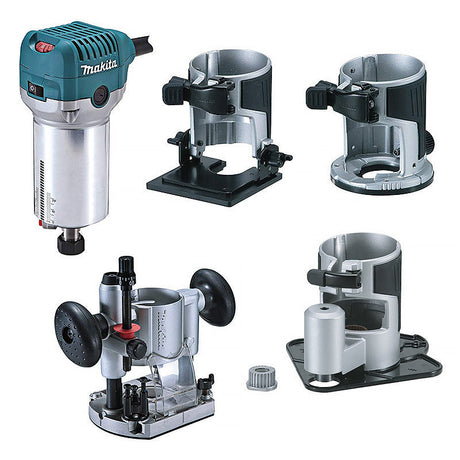 Affleureuse-défonceuse MAKITA RT0702CX3J (4 en 1) 6mm 710W + Makpac