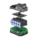 Batterie Multivolt HIKOKI BSL36B18X - 18V 8AH / 36V 4AH - 380084 indicateur de charge