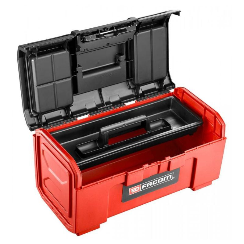 Boîte à outils plastique 19'' FACOM BP.C19NPB - Fermeture automatique