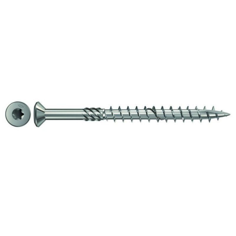 Boîte de 150 vis de terrasse FISCHER TX inox tête fraisée/ filetage partiel 5,0 x 60 mm