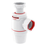 siphon de lavabo - wirquin neo air - Ø32mm + anti-vide, joints bi-injectés, écrou 1/4 Tour - Wirquin - 30722158