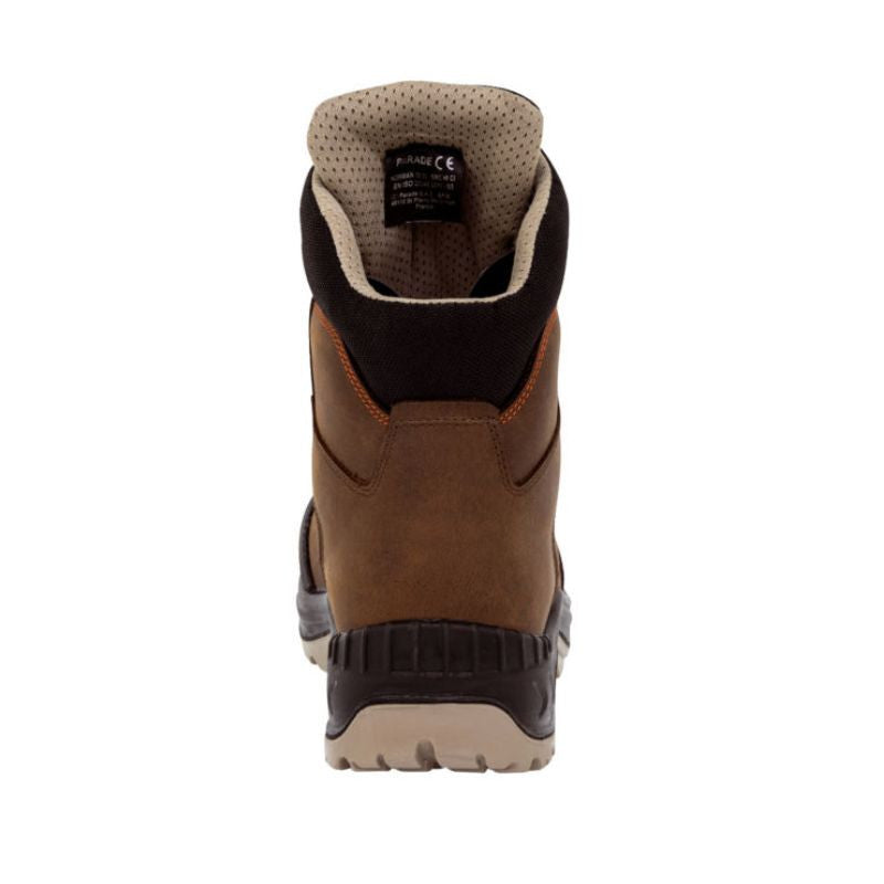 Chaussures de sécurité hautes NORMAN COGNAC S3