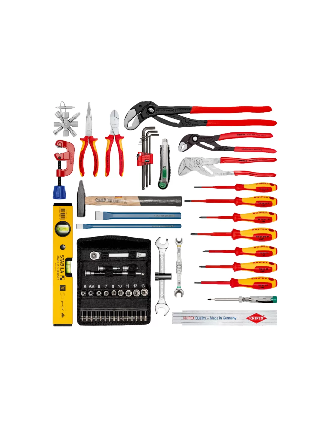 Valise L-BOXX® "Sanitaire" avec 52 outils KNIPEX 002119LBS
