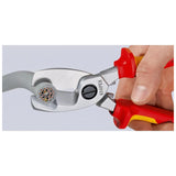 Coupe-câbles à double tranchants KNIPEX 95 16 200 200mm 20mm/70mm²