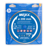 Disque diamant - MEJIX - 180015 - 200 mm BR 25.4/22.2 mm