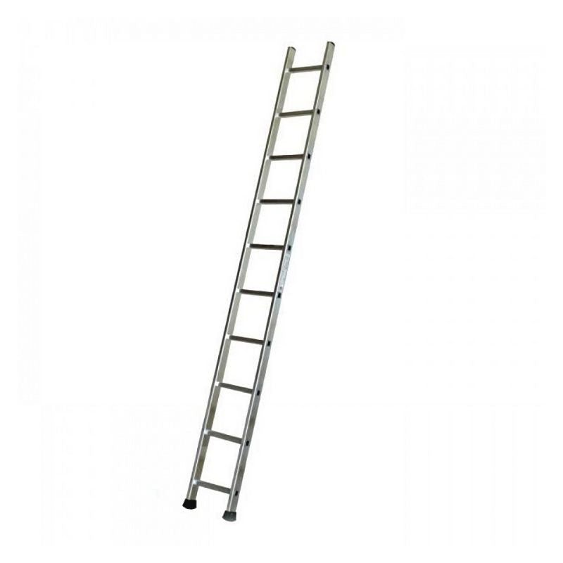 Echelle simple ESCALUX V16003 en alu L290 cm, 10 échelons, H373cm