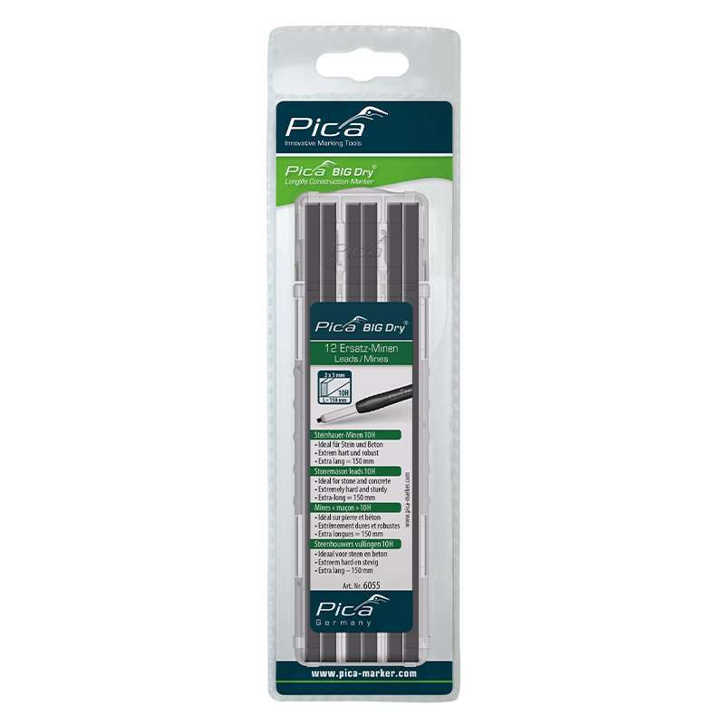 Etui de rechange 12 mines PICA BIG Dry 6055SB