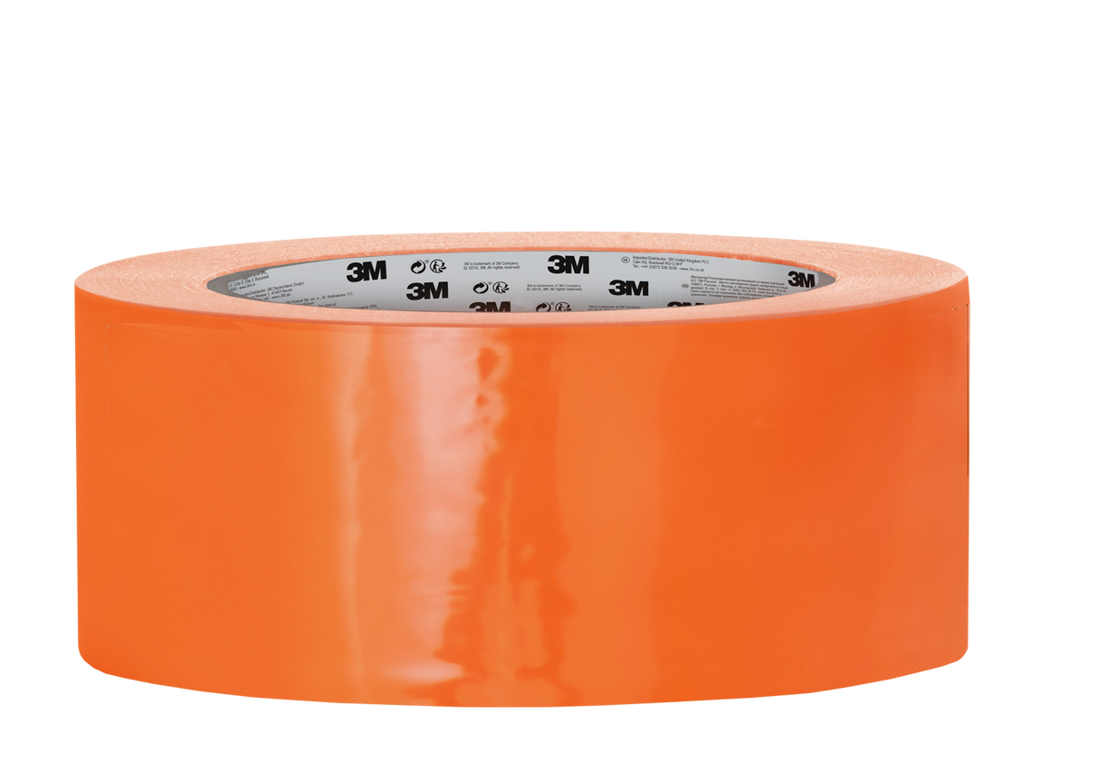 3M™ P471R - PVC Souple Adhésif Tous Travaux Qualité Professionnelle 33x48mm Orange 33m x 48mm