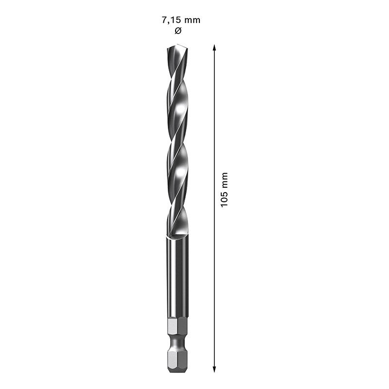 Foret de centrage BOSCH 2608900528 HSS-G 105mm