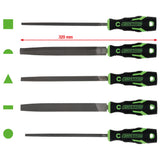 Jeu de limes COMPETITION, 5 pcs - KS Tools - 512.0405 COMPETITION