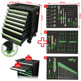 Servante d'atelier COMPETITION avec 7 tiroirs et 119 outils premium - KS Tools - 512.3119 COMPETITION
