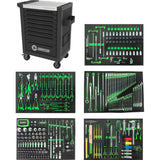 Servante d'atelier COMPETITION avec 8 tiroirs et 341 outils premium - KS Tools - 512.5341 COMPETITION