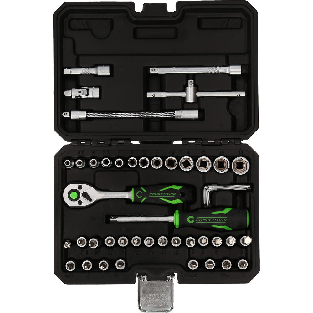 Coffret de douilles COMPETITION 1/4", 48 pcs - 512.0048 COMPETITION