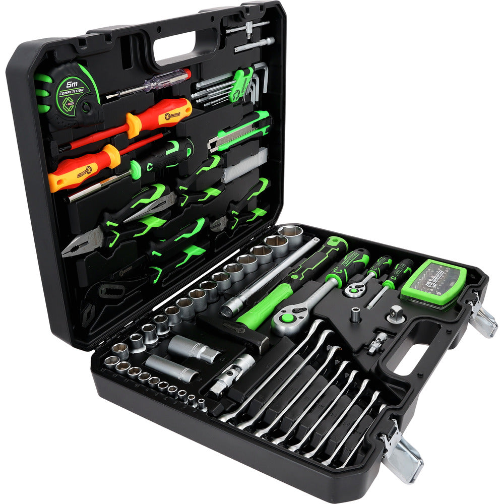 Coffret d'outillage généraliste COMPETITION 1/4"+1/2", 107 pcs - KS Tools - 512.0107 COMPETITION