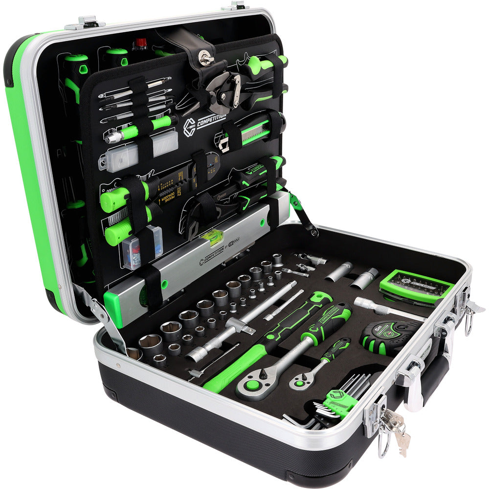 Coffret d'outillage généraliste COMPETITION 1/4"+1/2", 145 pcs - KS Tools - 512.0145 COMPETITION