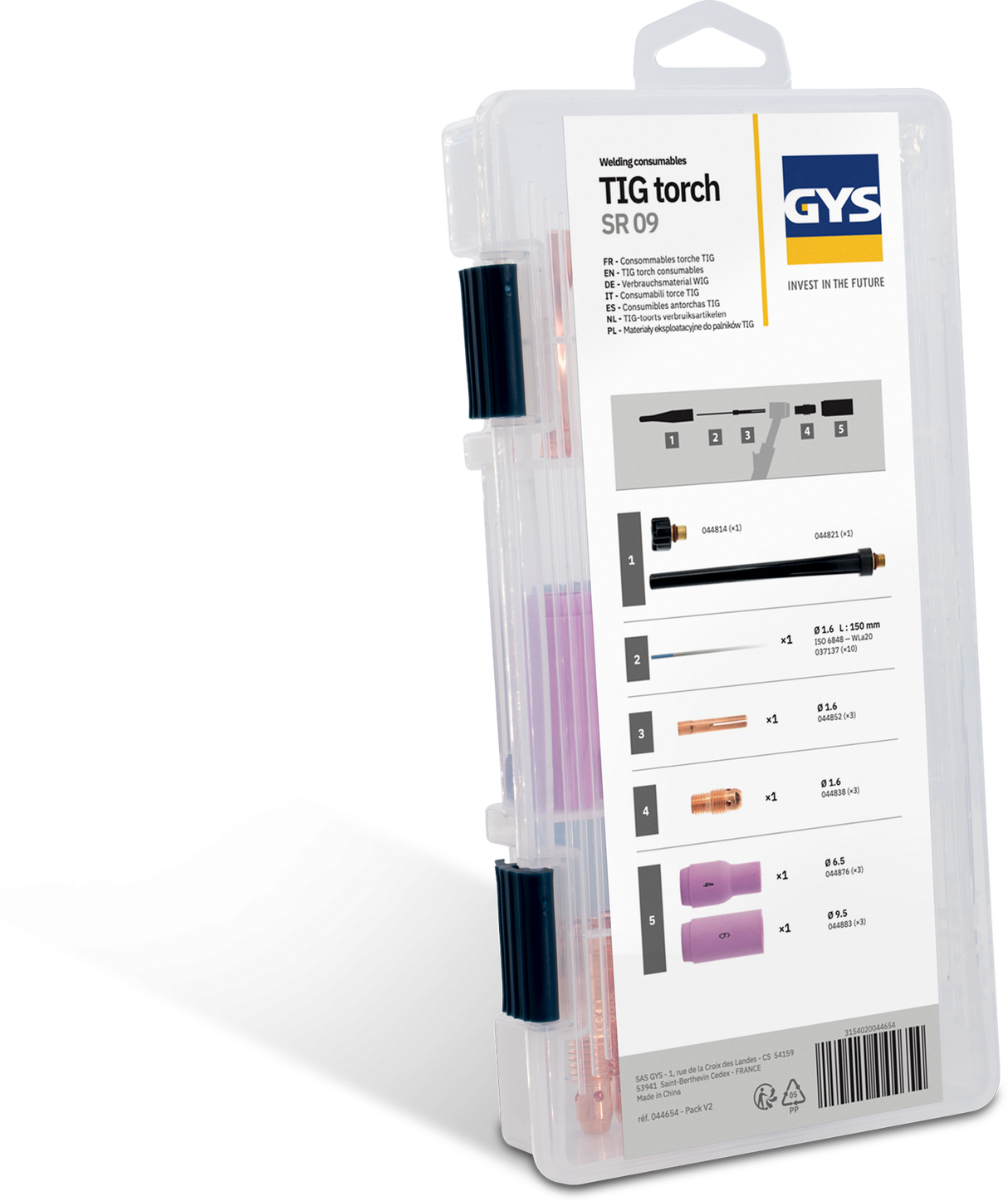 Coffret TIG SR 9 DC GYS 044654