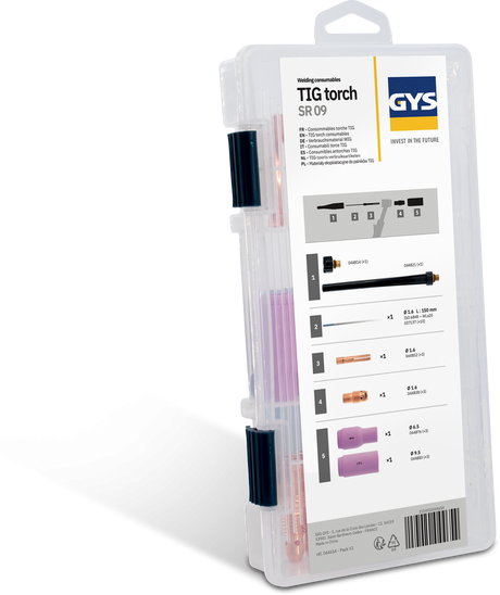 Coffret TIG SR 9 DC GYS 044654