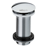 Bonde Wirquin de lavabo, fermeture Quick-Clac, en laiton chromé, H100mm - Wirquin - 30723416