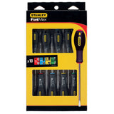 Jeu de 10 tournevis STANLEY FATMAX électricien + mécanicien - phillips + pozidriv + torx