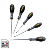 Jeu de 5 tournevis STANLEY FATMAX électricien - phillips