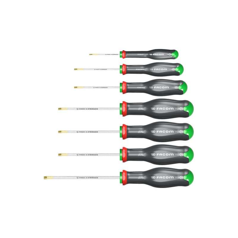 Jeu de 7 tournevis Protwist Tamper Torx FACOM ATXR.J7PB