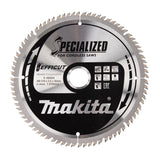 Lame carbure EFFICUT bois pour scies radiales à batterie MAKITA E-08894 216x30mm, 80 dents