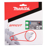 Lame de scie circulaire MAKITA E-11190 , T.C.T Efficut, 190 x 20 mm, 60 dents, pour bois