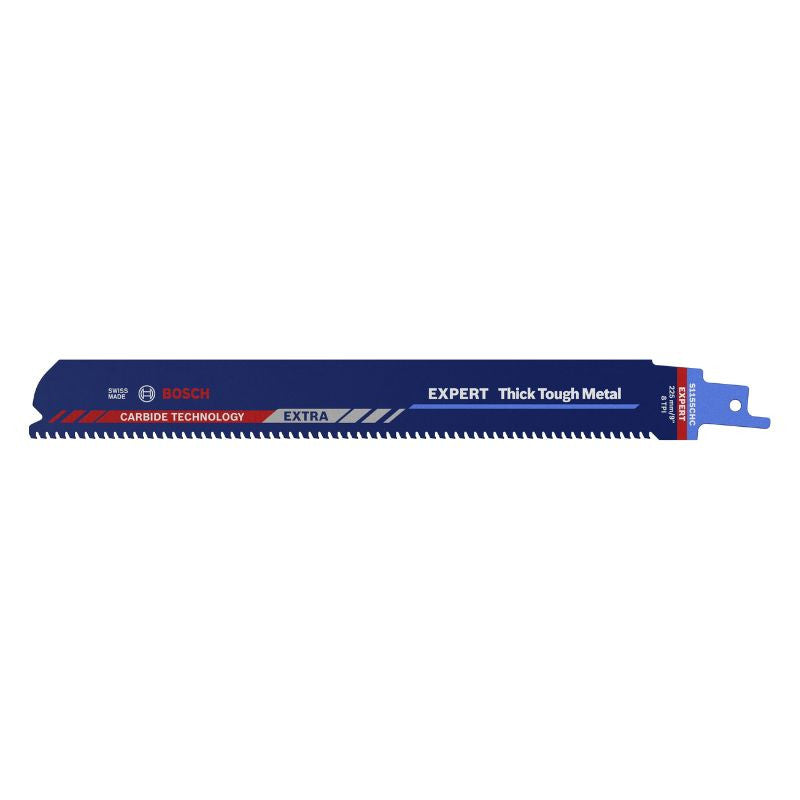 Lame pour scie sabre BOSCH Expert 'Thick Tough Metal' S1155CHC - métal - 225 mm