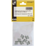 Lot de 10 Ressorts buse pour torche MIG 150A refroidie air (MB15) GYS 042988