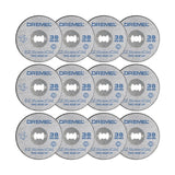 Lot de 12 Disques à tronçonner Ø 38mm DREMEL 2615S456JD EZ SpeedClic pour les métaux