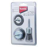 Lot de 3 brosses boisseau pour perceuse MAKITA D-66070