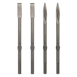Lot de 4 Burins auto affûtant BOSCH PRO SDS-Max Rtech 2607017368