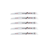 Lot de 5 lames de scie sabre S 3456 XF BOSCH 2608654406 pour bois et métal