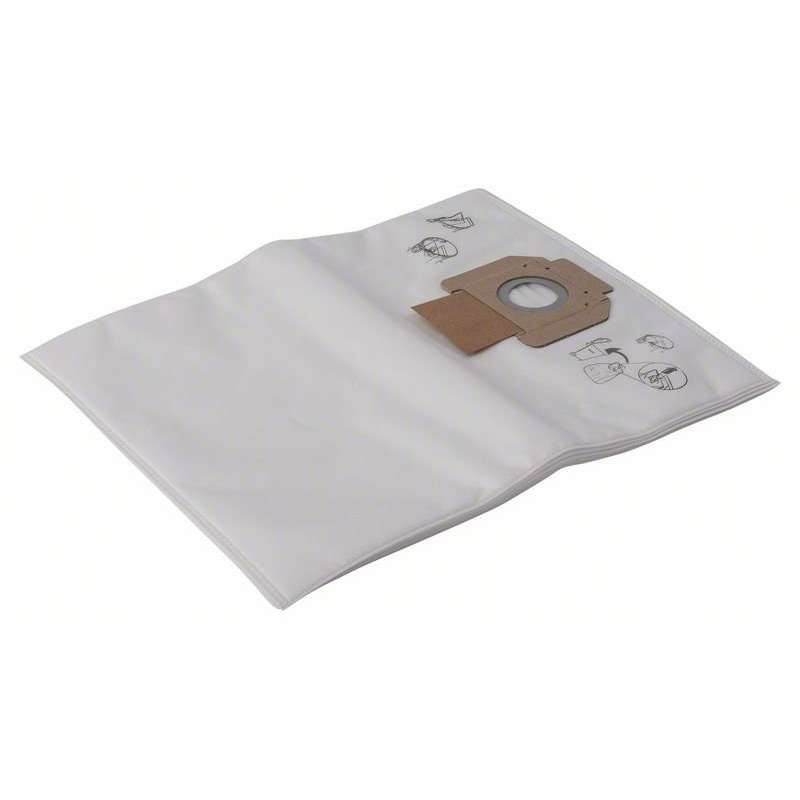 Lot de 5 Sachets en non-tissé pour Aspirateur BOSCH GAS 15 et GAS 20 L SFC Professional