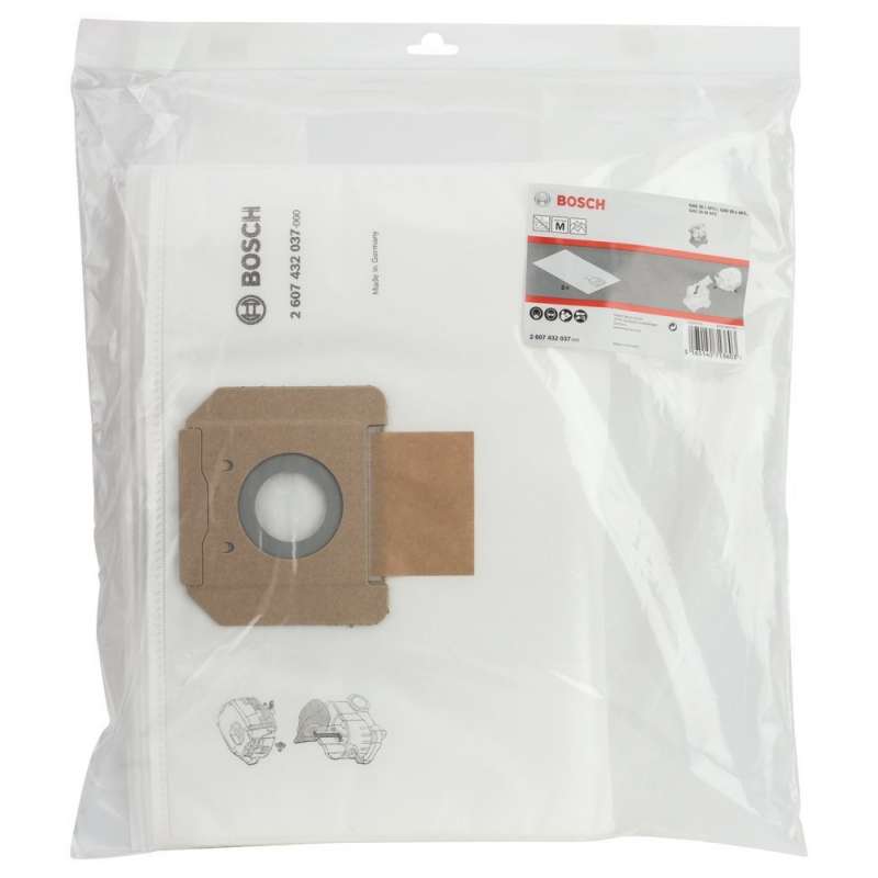 Lot de 5 Sacs tissu non tissé pour GAS35 BOSCH 2607432037