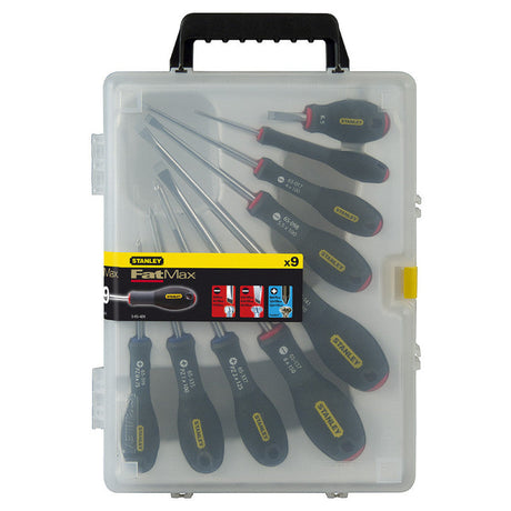 Malette de 9 tournevis STANLEY FATMAX  FMHT65424-0 électricien + mécanicien - pozidriv